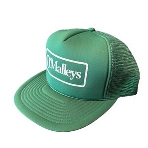 O'Malleys Green Mesh Back Trucker Hat